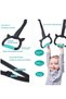 Hiras Adjustable Gymnastics Rings for Kids & Adults, Non-Slip Pull Up Rings with 160kg Capacity, Indoor Outdoor Home Fitness Equipment for Stretching and Height Training (Blue, 200cm) - 5