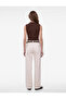 Half Buttoned Knitwear Polo Neck Sleeveless Blouse - 3