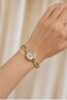 Sinnos Women's Gold Color Stone Heart and Flower Figured Bracelet Watch |   Elegant Vintage Quartz Women's Wristwatch with Apparent Dial - 6