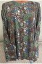 Er Clothing Paper Print Combed Cotton Blouse Long-Sleeve Front Button Multicolor - 6