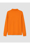 Orange Polo Collar Boys' Pique T-Shirt - 3
