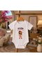Organic 100% Cotton Baby Bodysuit with Funny Writing for Baby Girls - 2