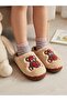 Unisex, Plaid Patterned, Bear Figured, Soft, Plush Winter House Slippers - 3