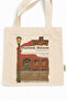 Sherlock Holmes Printed Canvas Tote Bag with Velcro and Internal Pocket - 2