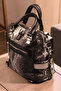 Women's Imported Backpack. Accessory Detailed Hand and Shoulder Bag. - 7