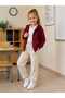 Girl's School Outfit Set - 3-Piece Set - Hooded Zip-Up Cardigan, Polo Collar T-Shirt, Gabardine Pants