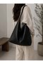 Women's Large Size Woven Patterned Hobo Shoulder Bag Daily Use Stylish Bag