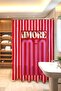 Pink Striped Amore Mio Patterned Shower Curtain, Bathtub Curtain 175X200Cm - 3