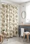 Green Ivy Flowers Patterned Shower Curtain, Bathtub Curtain 175X200Cm - 5