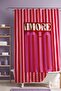 Pink Striped Amore Mio Patterned Shower Curtain, Bathtub Curtain 175X200Cm - 2