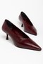 Constanta Burgundy Women's Heeled Shoes - 4