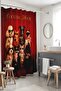 Dog and Cat Friends Patterned Shower Curtain, Bathtub Curtain 175X200Cm - 5