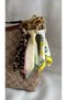 Keychain – Stylish Scarf Detailed Bag & Keychain Accessory with Stylish Charm Gold Color Clip - 3