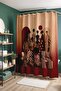 Bohemian Red African Women Patterned Shower Curtain, Bathtub Curtain 175X200Cm - 4