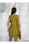Woven Strawberry Zero Sleeve Dress - 4
