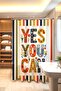 Yes You Can Patterned Shower Curtain, Bathtub Curtain 175X200Cm - 3