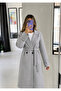 Long Buttoned Belted Cashmere Coat - 6