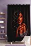 African American Girl Patterned Shower Curtain, Bathtub Curtain 175X200Cm - 3