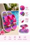 Girls' Soft Sole Water-Resistant Flip-Flops for Sea, Pool, and Beach - 4