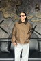 Women's Velvet Collar Button Detailed Poncho Look Jacket Sun463 - 6