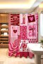 Popart Pemge Icons Patterned Shower Curtain, Bathtub Curtain 175X200Cm - 3