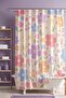 Abstract Flowers Pattern Shower Curtain, Bathtub Curtain 175X200Cm - 3