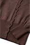 Brown Patchwork Long Sleeve Cardigan - 3