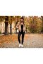 Striped Ribbed Velvet Bomber Jacket (Beige)
