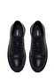 Men's Black Lace-Up Leather Sneaker Wm600015Df - 4