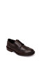 Men's Brown Lace-Up Leather Classic Shoes Wm620007Dv - 7