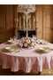 Round Ruffled Tablecloth - Hassle-Free - Water Repellent