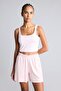 Relax Fit Elastic Waist Short Leg Basic Bermuda Shorts I7542Ax26Au - 3