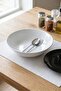 6 Pieces 23 cm White Bowl Unbreakable Melamine Large Salad Bowl Presentation Bowl (23 cm) - 3