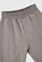 Boy's Gray Sweatpants with Elastic Waist - 3