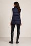 Women's Navy Blue, Nova Fabric, Stand Collar, Water and Wind Resistant, Puffer Vest - 7