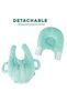 Hands-Free Nursing Cushion with Bottle Holder – Baby Nursing Pillow with Feeding Bottle Pocket – Soft & Supportive Breastfeeding & Bottle Feeding Pillow for Newborns, Infants & Moms, Green - 3