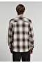 Regular Fit Shirt Neck Plaid Men's Brown Long Sleeve Shirt - 2