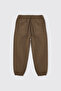 Boy's Beige Jogger Pants - 2