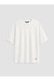 Peak New Season White Crew Neck Men's T-Shirt - 4
