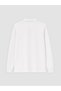 Vizyon New Season White Polo Collar Pique Men's T-Shirt - 5