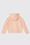 Baby Girl Hooded Salmon Sweatshirt - 2