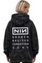 Nin Rock Metal Music Band Printed Unisex Oversize Washable Premium Hoodie Sweatshirt - 3