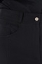 Stitched Detailed Wide Leg Trousers Black - 6