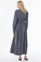 Flap Pocket Maxi Dress Smoked - 4