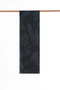 Floral Pattern Silk Shawl Black