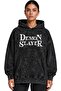 Demon Slayer Characters Anime Printed Unisex Oversize Premium Washable Hoodie Sweatshirt - 4