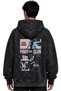 Fight Club Tyler Durden Film Printed Unisex Oversize Washable Hoodie Sweatshirt