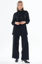 Belted Double Suit Black