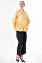 Pleated Cotton Tunic Orange - 4