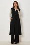Vest with Belt and Rivet Details 46610